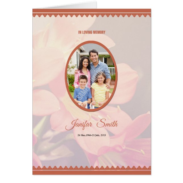 Funeral Template Brochure (Front)