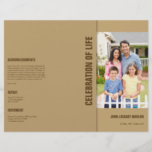 Funeral Template Brochure