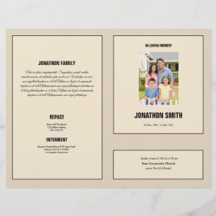 Funeral Template Brochure