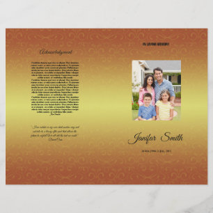 Funeral Template Brochure
