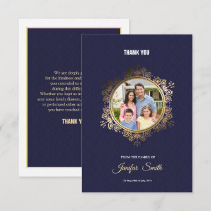 Funeral Thank You Card