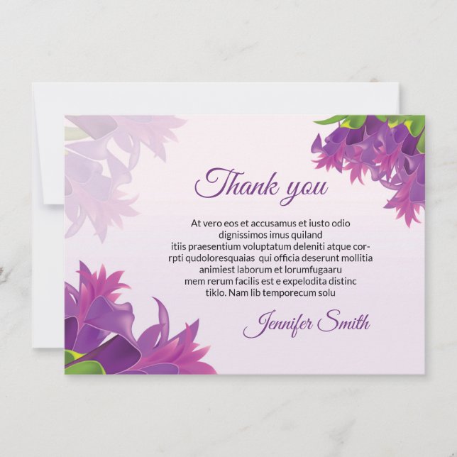 Funeral Thank You Card (Front)
