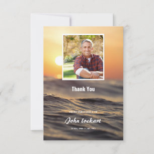 Funeral Thank You Card