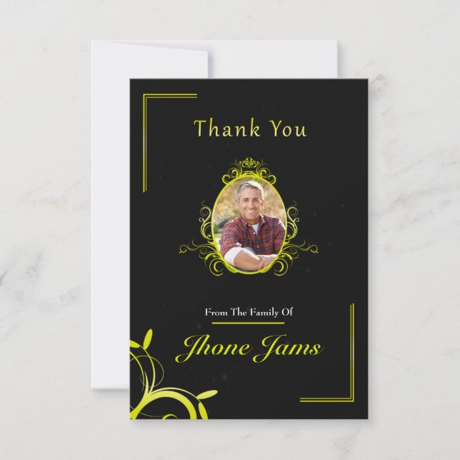 Funeral Thank You Card (Front)