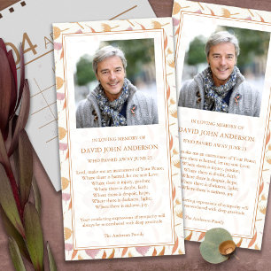 Funeral Thank You Cards Autumn Warmth