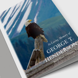 Funeral Thank You Cards   Bald Eagle 1