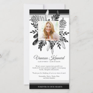 Funeral Thank You Cards Florals