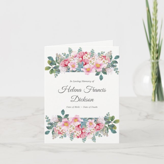 Funeral Thank You Cards | Fragrant Garden 1 (Front)