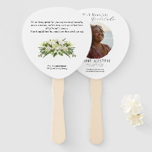 Funeral Thank You Fan – With Gratitude
