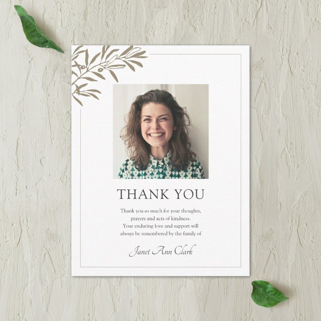 Funeral Thank You Note Card (Creator Uploaded)