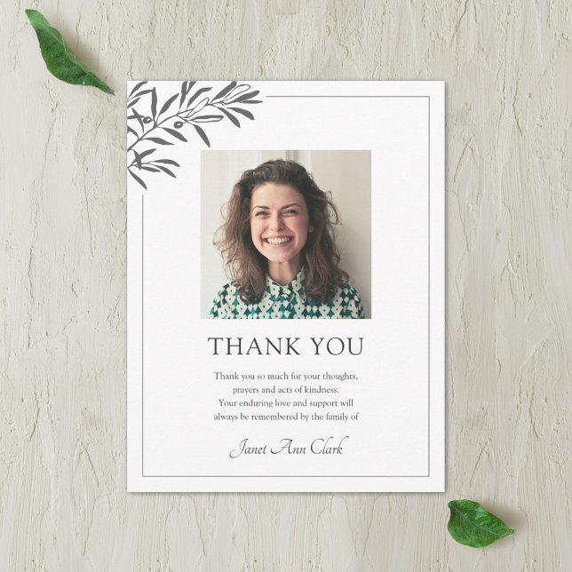 Funeral Thank You Note Card (Creator Uploaded)