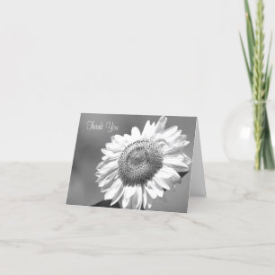Funeral Thank You Note Card -- Sunflower