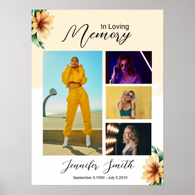 Funeral Welcome Sign Template (Front)