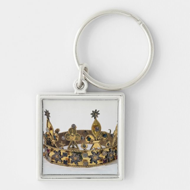 Funerary crown of Philippe of France  1404 Keychain (Front)