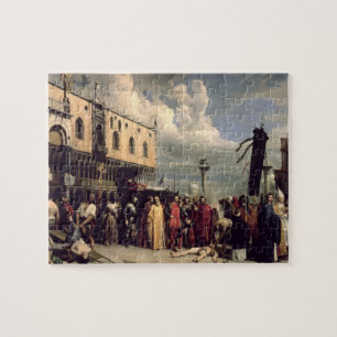 Funerary honours given to Titian who died in Venic Jigsaw Puzzle