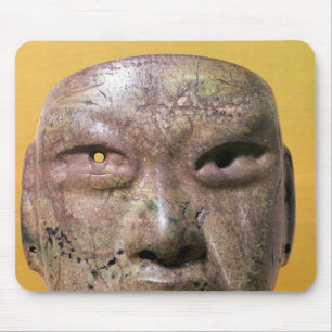 Funerary mask, Olmec, from Mexico Mouse Pad