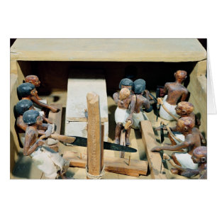 Funerary model of a carpentry workshop