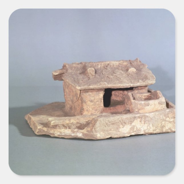 Funerary model of farm, from Thanh Hoa Square Sticker (Front)