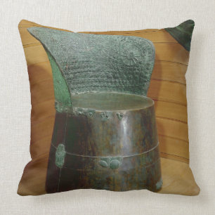 Funerary throne, Villanovan period, 1st half 7th c Throw Pillow