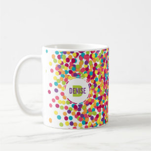 Funfetti Monogram Coffee Mug