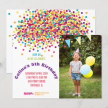 Funfetti Photo Birthday Party
