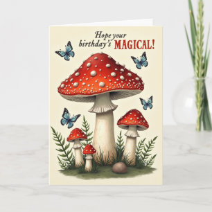 Fungi Birthday Scene Card