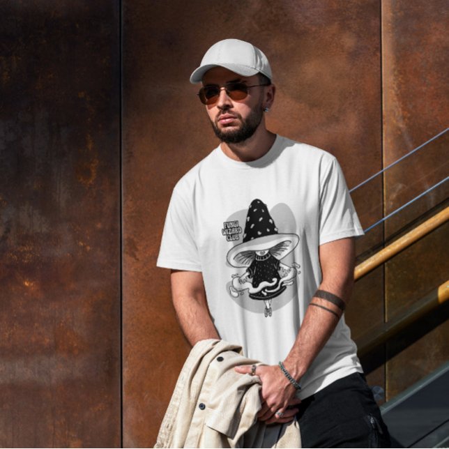 Fungi Cartoon Wizard Fantasy   T-Shirt (Creator Uploaded)