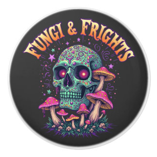 Fungi & Frights Ceramic Knob