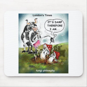 Fungi Philosophy Funny Gifts Tees & Collectibles Mouse Pad