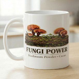 Fungi Power Forestcore Mycology  Coffee Mug