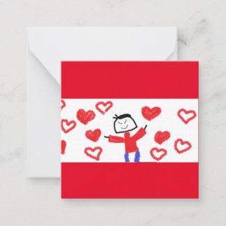 Fungi Valentines Note Card 