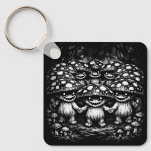 Fungus Folk •  Forest Creatures by BurnsInHell Keychain