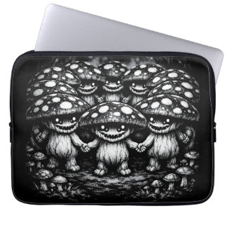 Fungus Folk •  Forest Creatures by BurnsInHell Laptop Sleeve
