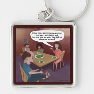 FunGuy ToedStools For Dinner Funny Keychain