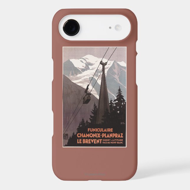 Funiculaire Le Brevent Cable Car Poster Case-Mate iPhone Case (Back)