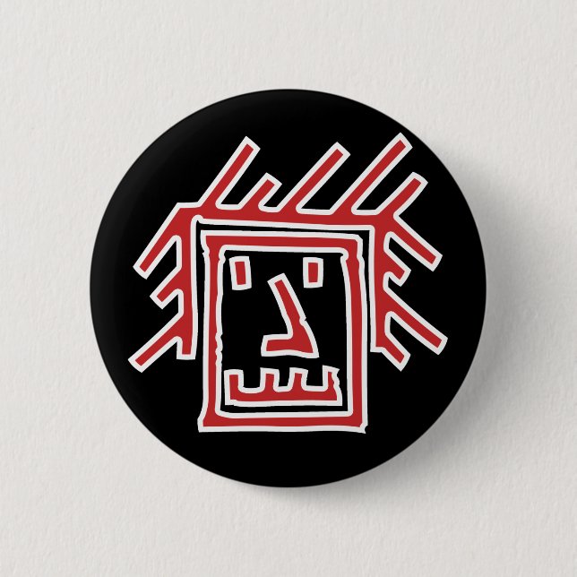 Funk Face 2 Inch Round Button (Front)