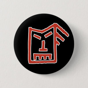 Funk Face 2 Inch Round Button