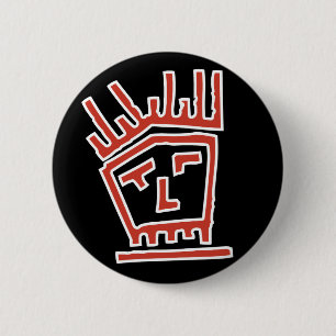 Funk Face 2 Inch Round Button