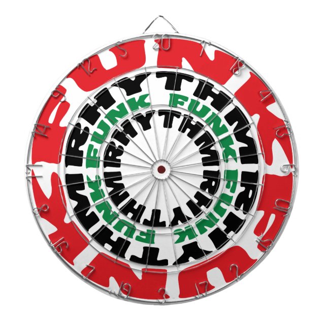 Funk Rhythm Funk Funk Rhythm Dartboard (Front)