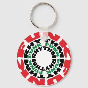 Funk Rhythm Funk Funk Rhythm Keychain