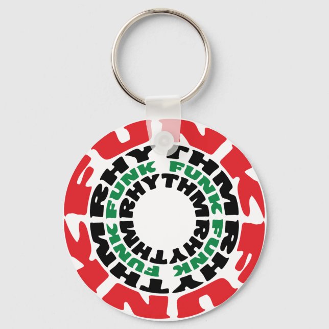 Funk Rhythm Funk Funk Rhythm Keychain (Front)