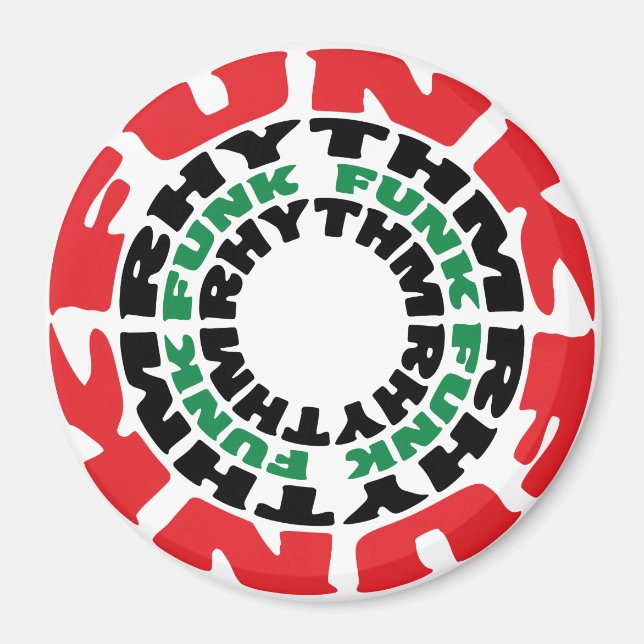 Funk Rhythm Funk Funk Rhythm Magnet (Front)