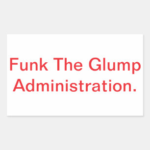 Funk The Glump Administration Hankamer Artjunkhaus Sticker