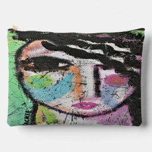 Funky Abstract Art Accessory Pouch