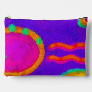 Funky Abstract Art Makeup Bag