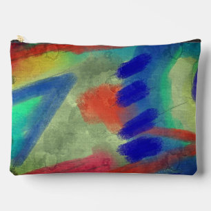 Funky Abstract Art to Carry Accessory Pouch