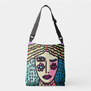 Funky Abstract Art to Carry Crossbody Bag
