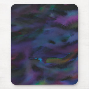 Funky abstract smokey water colour  mouse pad