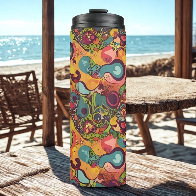 Funky Abstract Thermal Tumbler (Creator Uploaded)
