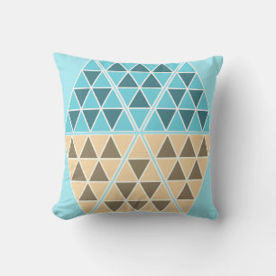 Funky and Cool Triangles / Pyramids Throw Pillow